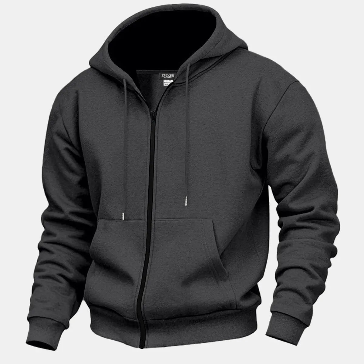 Men's Classic Everyday Zip-Up Hoodie ElevenOasis
