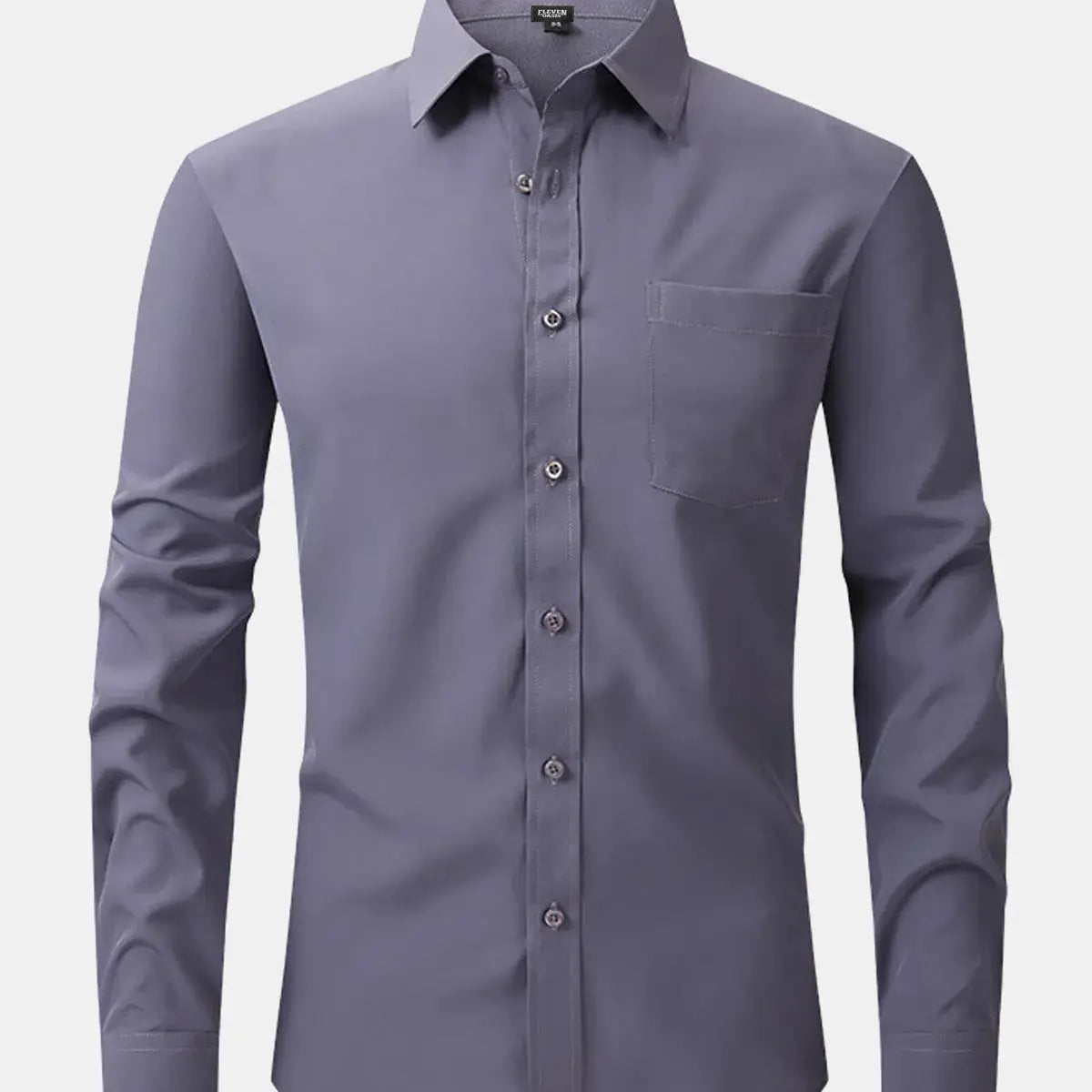 Men's Business Casual Long Sleeve Shirt ElevenOasis