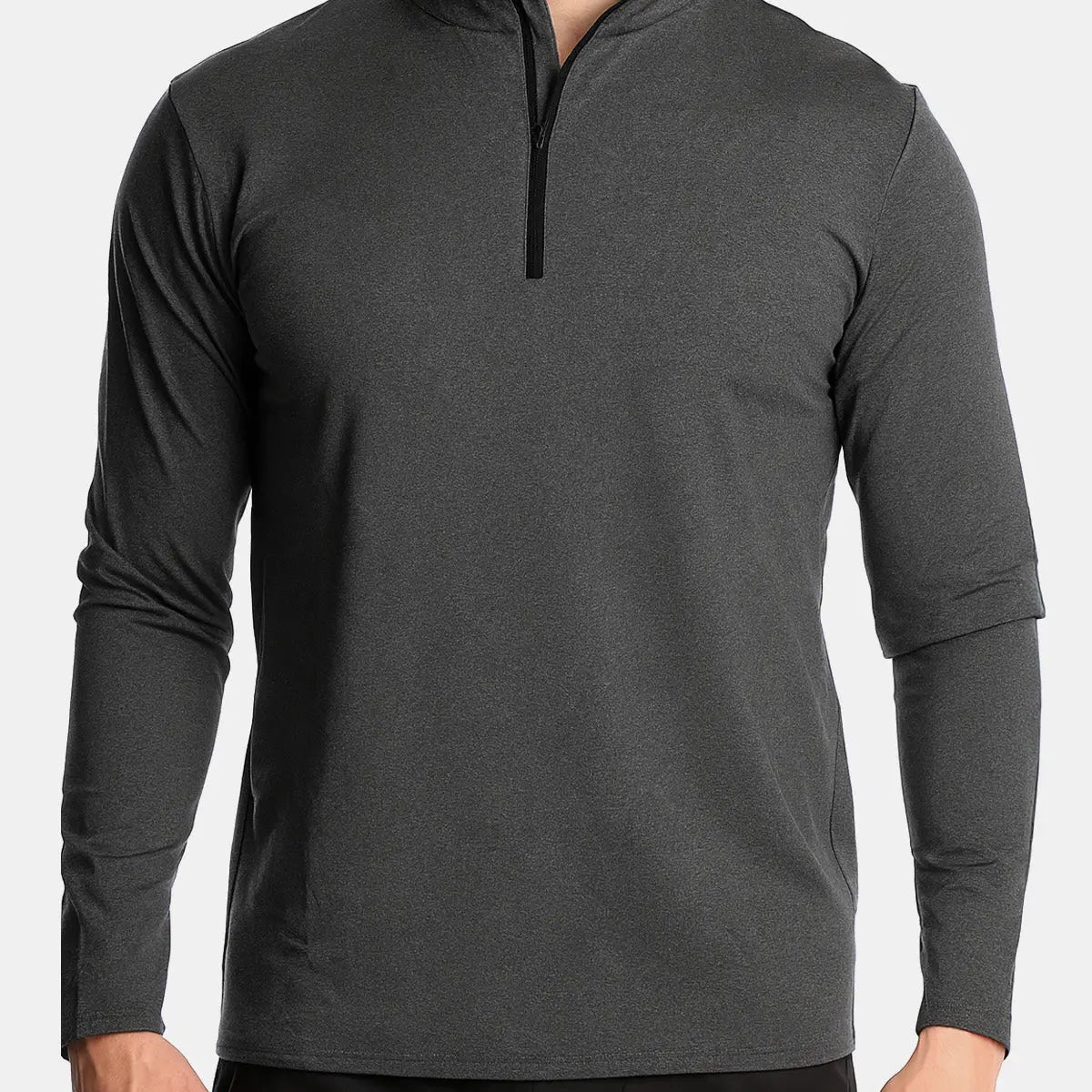 Men's Slim Fit Half-Zip Performance Long Sleeve Shirt Eleven Oasis