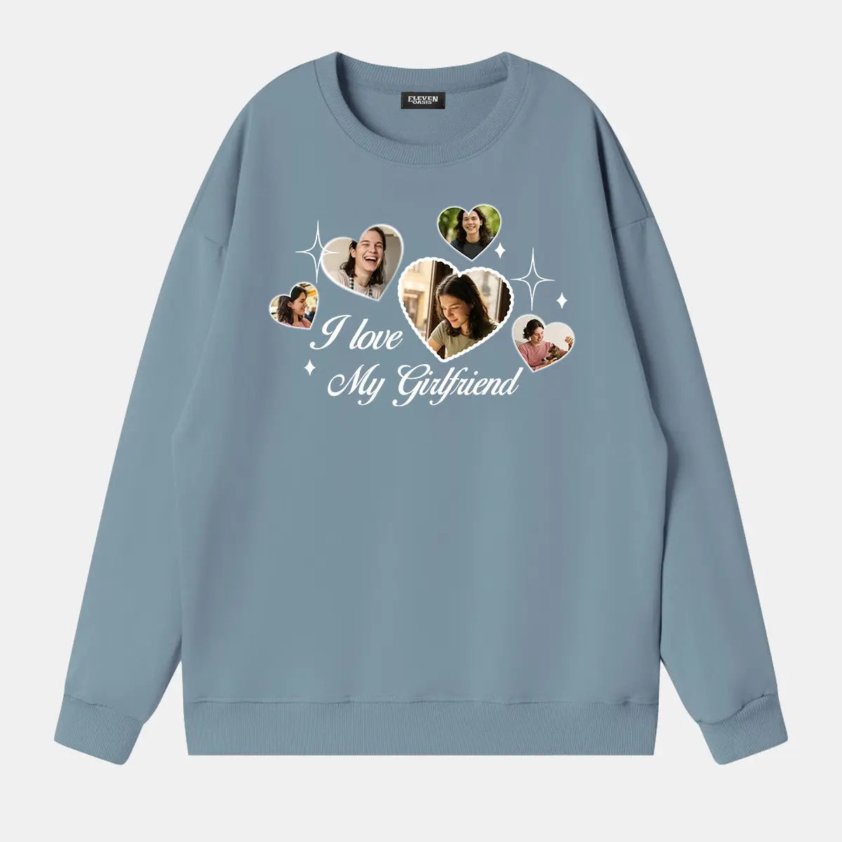 Custom Love Photo Sweatshirt Eleven Oasis