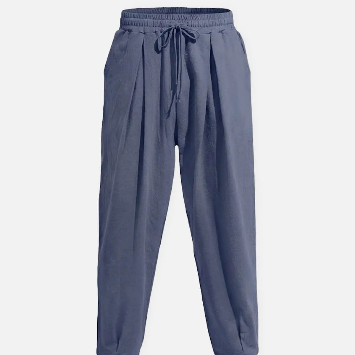 Men's Linen Blend Drawstring Pants Eleven Oasis