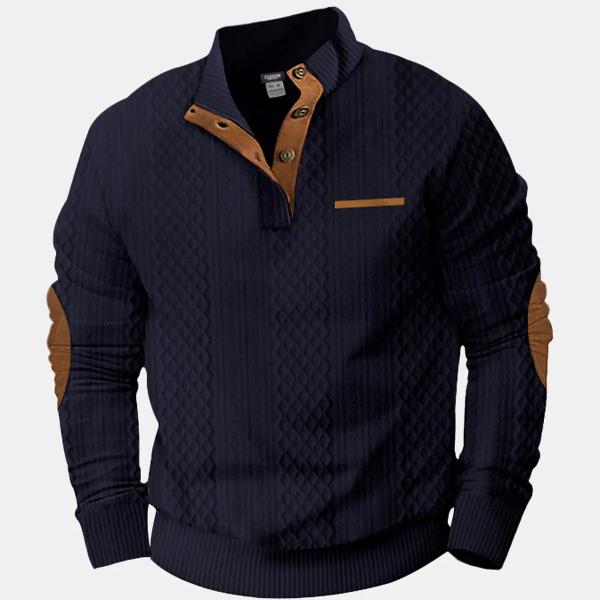 Men's Cable Knit Pullover Sweater ElevenOasis