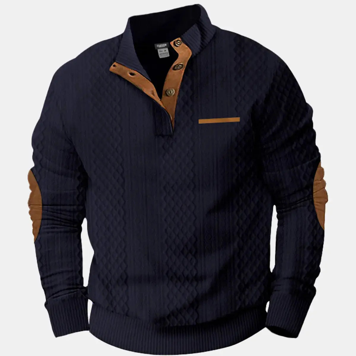 Men's Cable Knit Pullover Sweater ElevenOasis