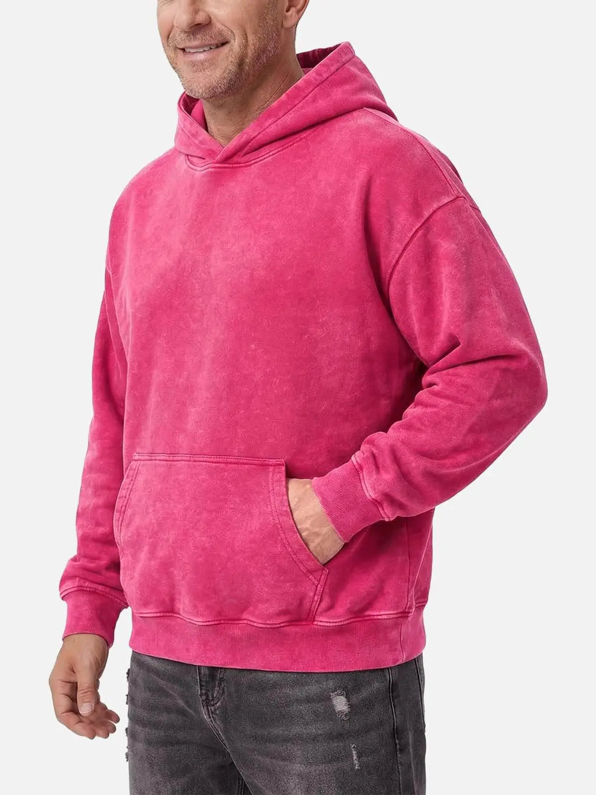 Men's Vintage Washed Cotton Hoodie Eleven Oasis