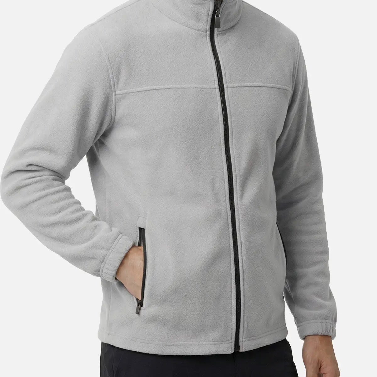 Men's Classic Fleece Zip-Up Jacket ElevenOasis