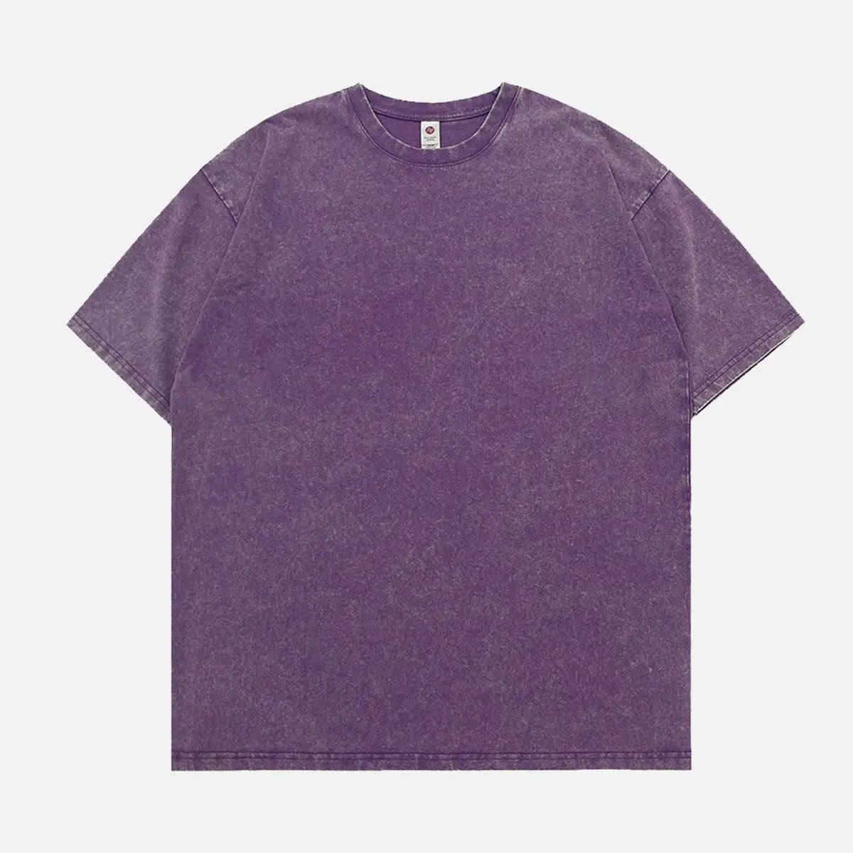 Acid Wash Cotton Basic T-Shirt - 6 Colors ElevenOasis