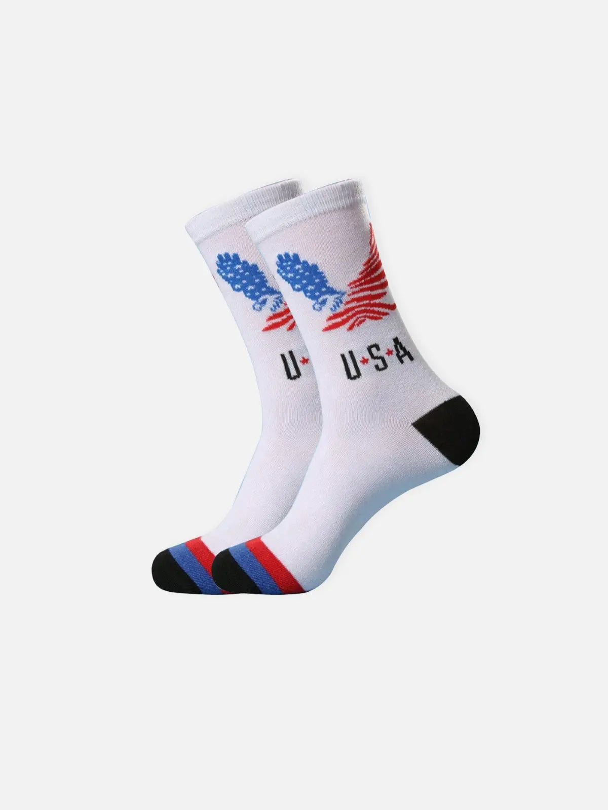 Men's American Flag Pattern Crew Socks Eleven Oasis