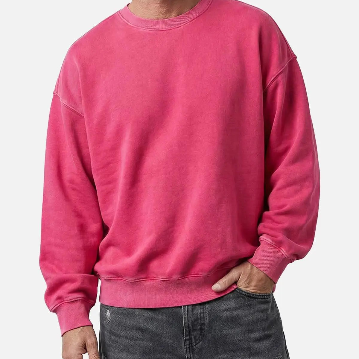 Men's Vintage Washed Cotton Sweatshirt Eleven Oasis
