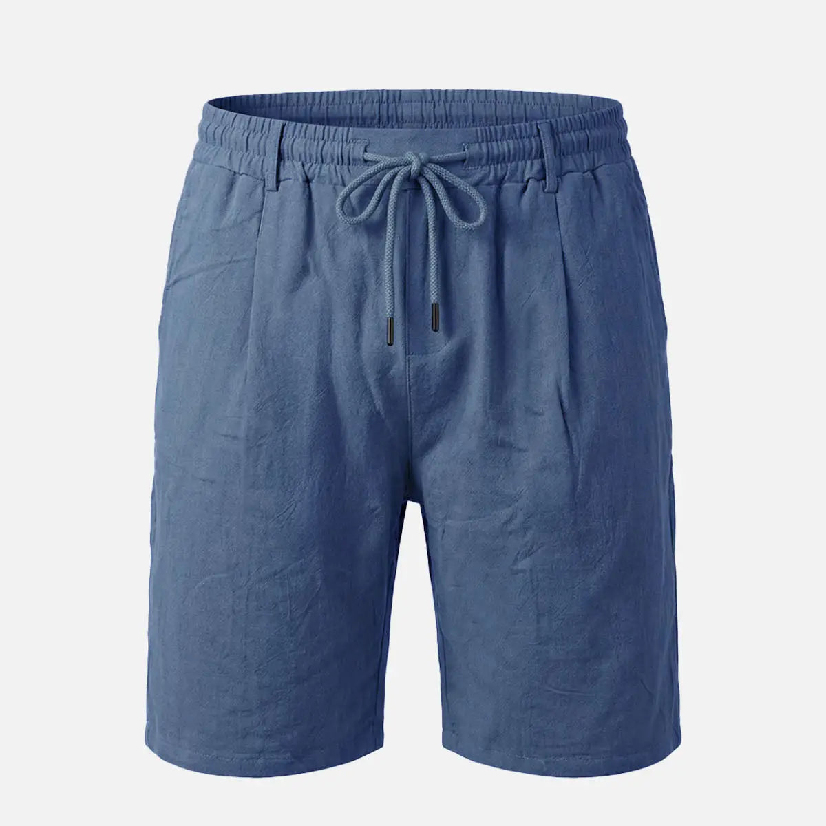 Men's Linen Cotton Blend Drawstring Shorts Eleven Oasis