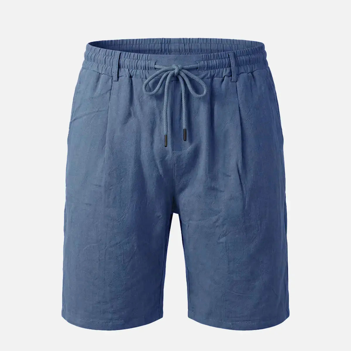 Men's Linen Cotton Blend Drawstring Shorts Eleven Oasis