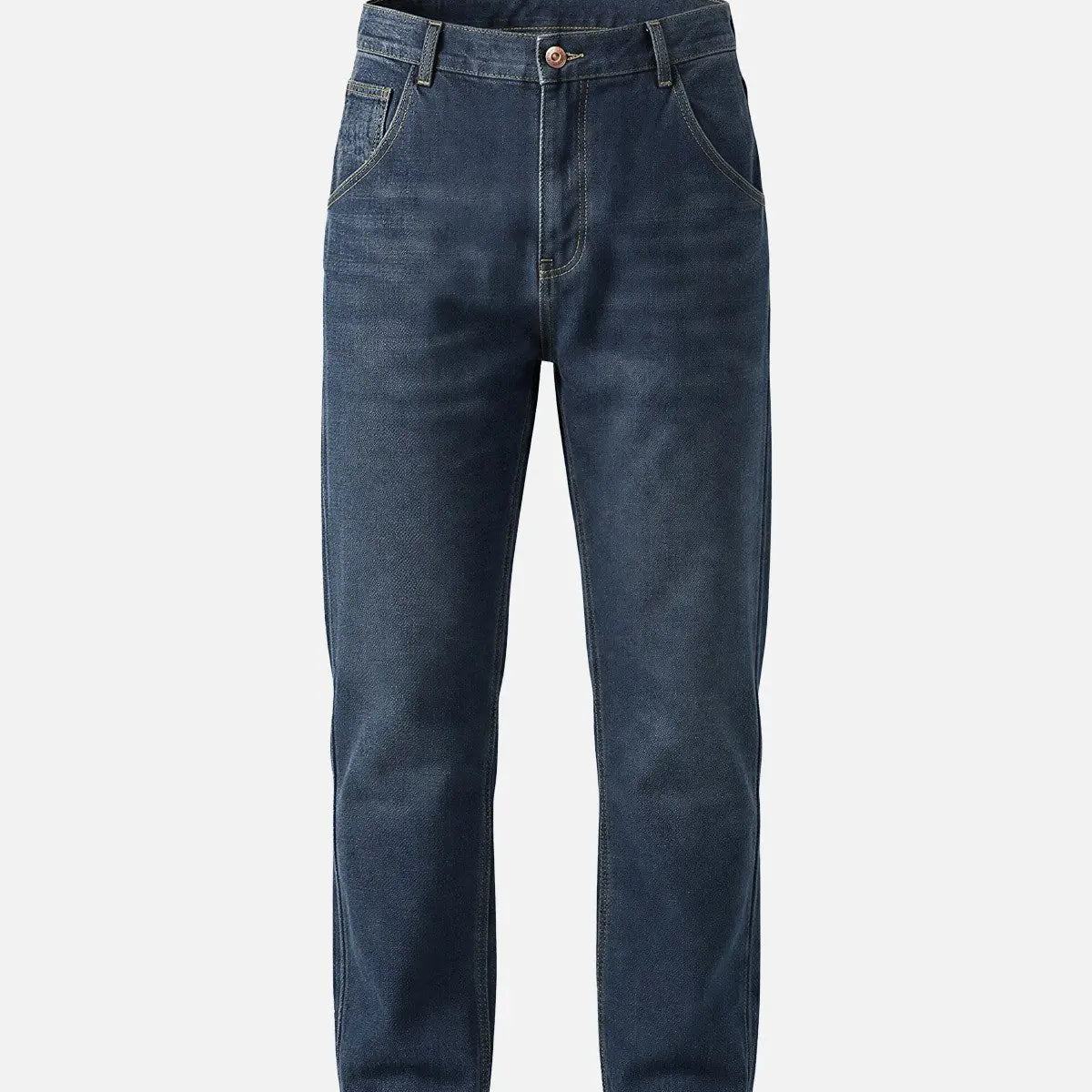 Men's Straight-Leg Stretch Denim Pants ElevenOasis