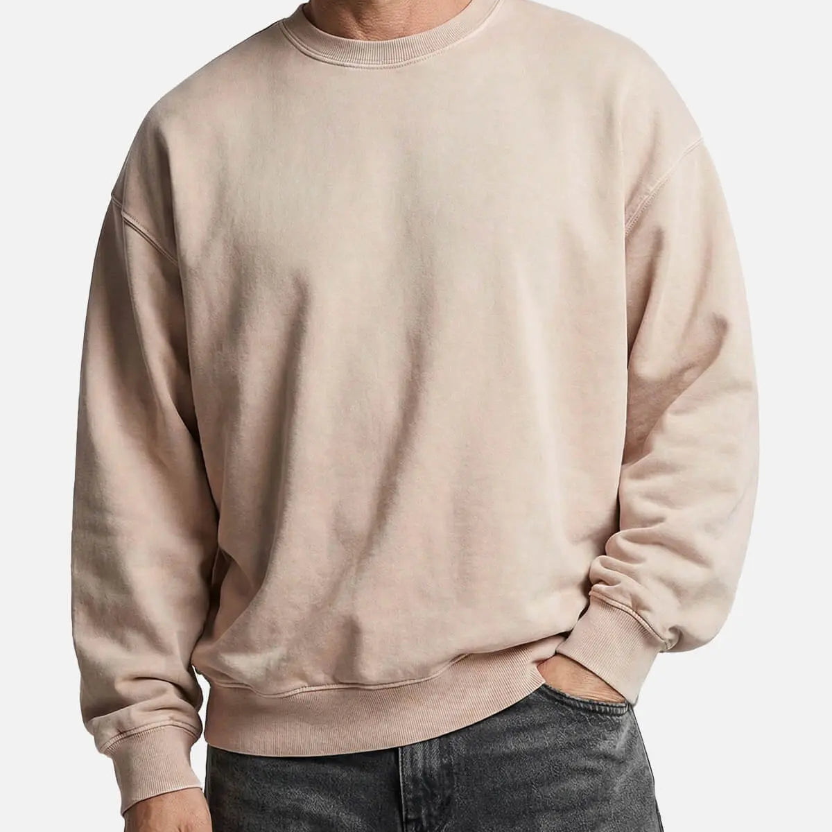 Men's Vintage Washed Cotton Sweatshirt Eleven Oasis