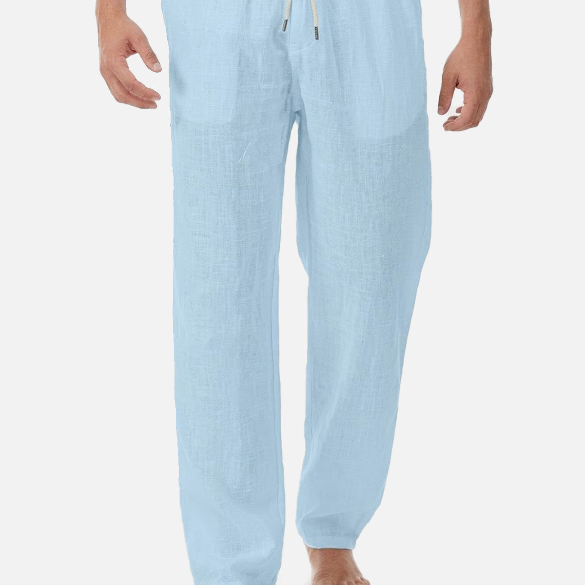 Men's Printed Solid Color Casual Long Pants ElevenOasis