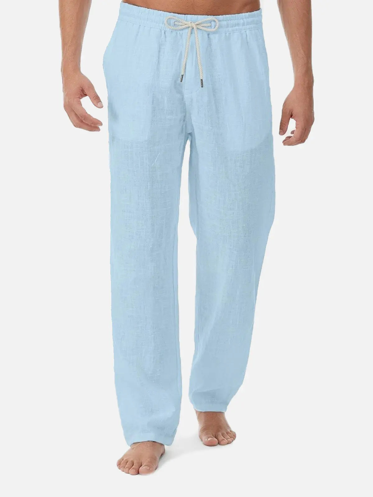 Men's Printed Solid Color Casual Long Pants ElevenOasis