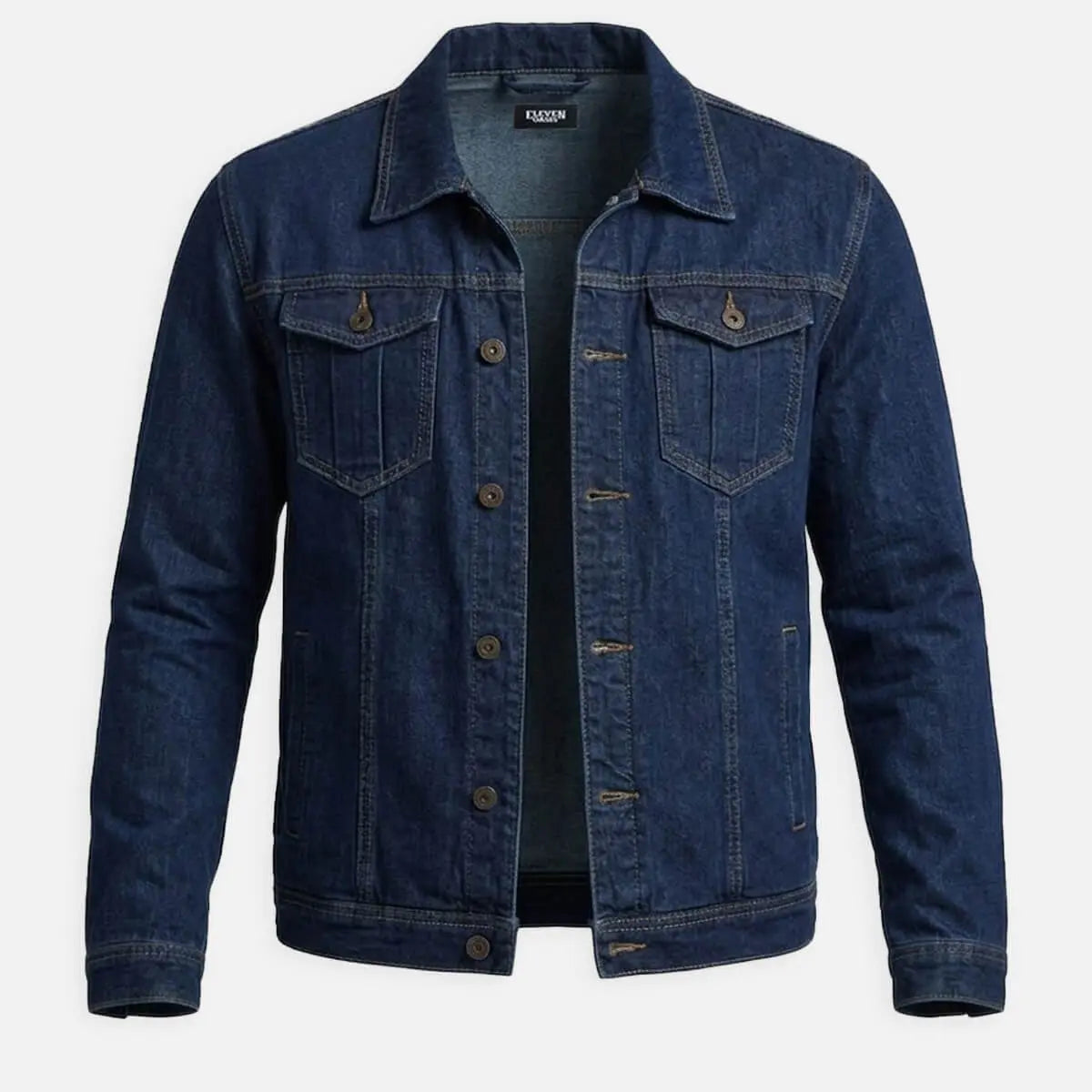 Men's Classic Slim Fit Denim Jacket Eleven Oasis