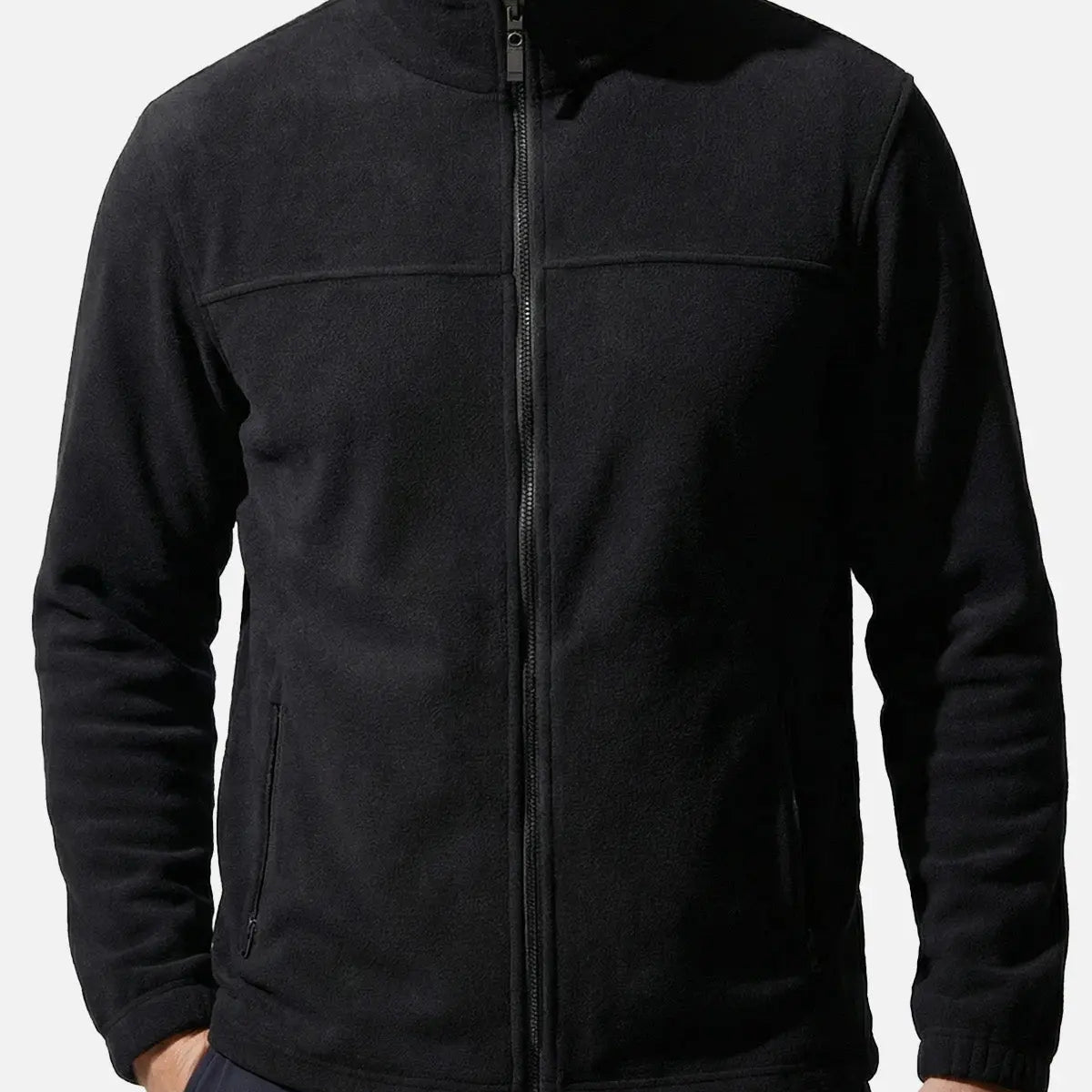 Men's Classic Fleece Zip-Up Jacket ElevenOasis