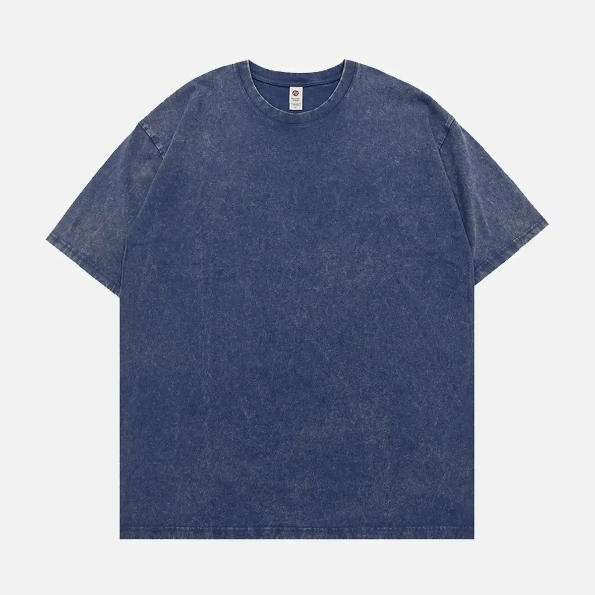 Acid Wash Cotton Basic T-Shirt - 6 Colors ElevenOasis