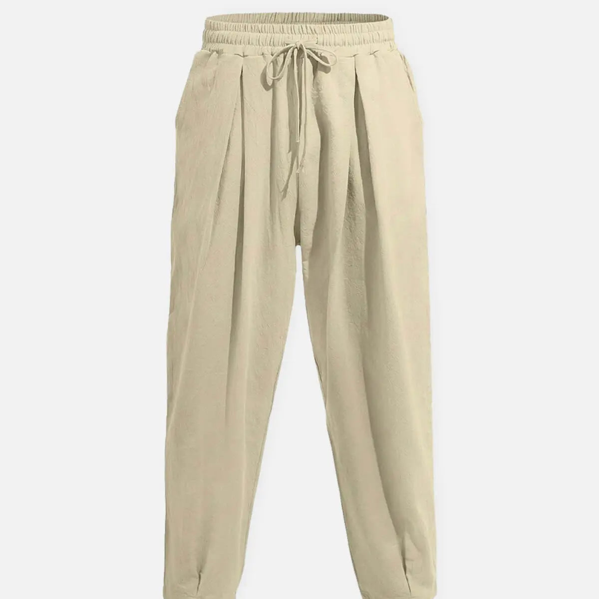 Men's Linen Blend Drawstring Pants Eleven Oasis