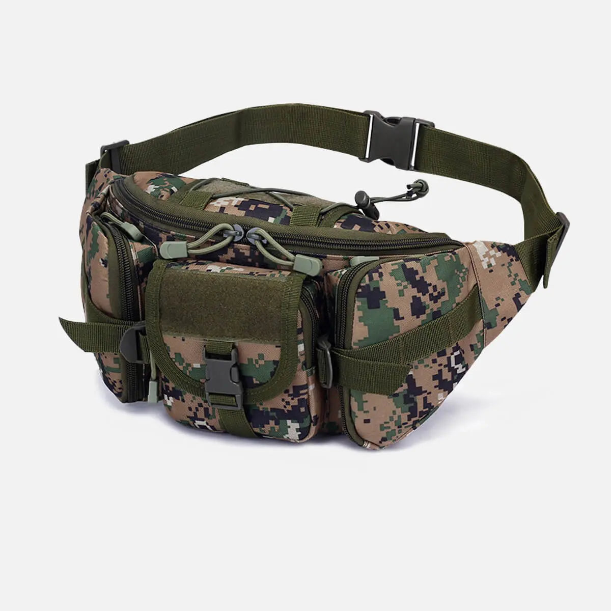 Multi-Pocket Tactical Waist Bag Eleven Oasis
