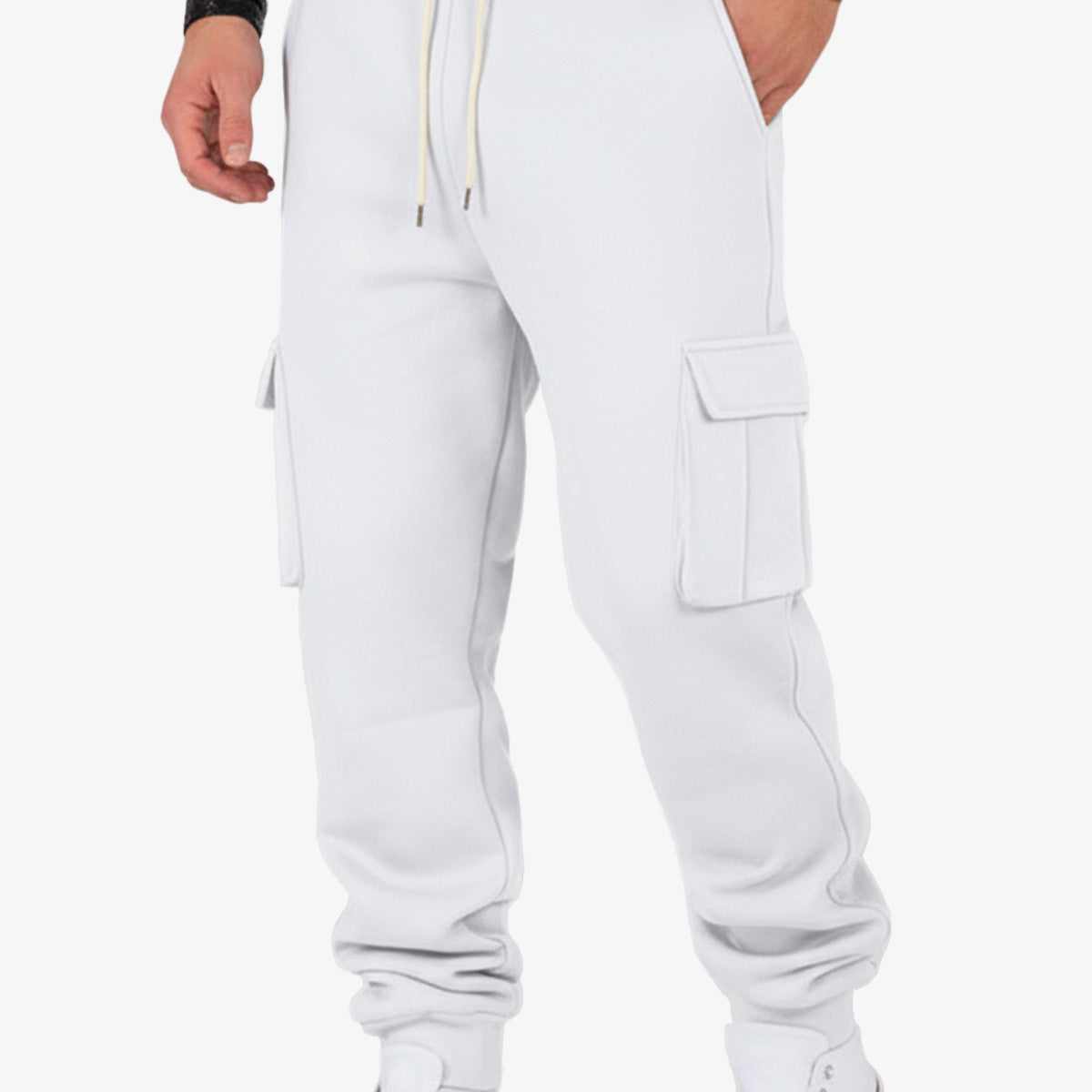 Men's Cargo Pocket Drawstring Jogger Pants ElevenOasis