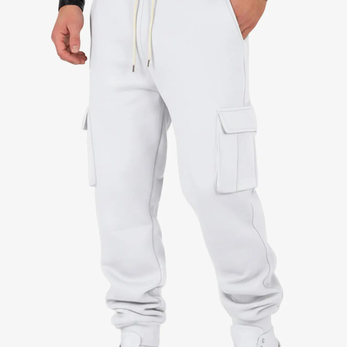 Men's Cargo Pocket Drawstring Jogger Pants ElevenOasis