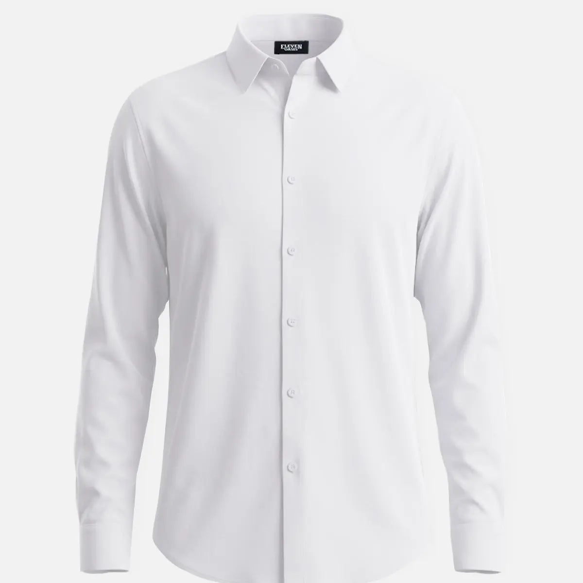 Men's Classic Solid Slim Fit Long Sleeve Shirt Eleven Oasis