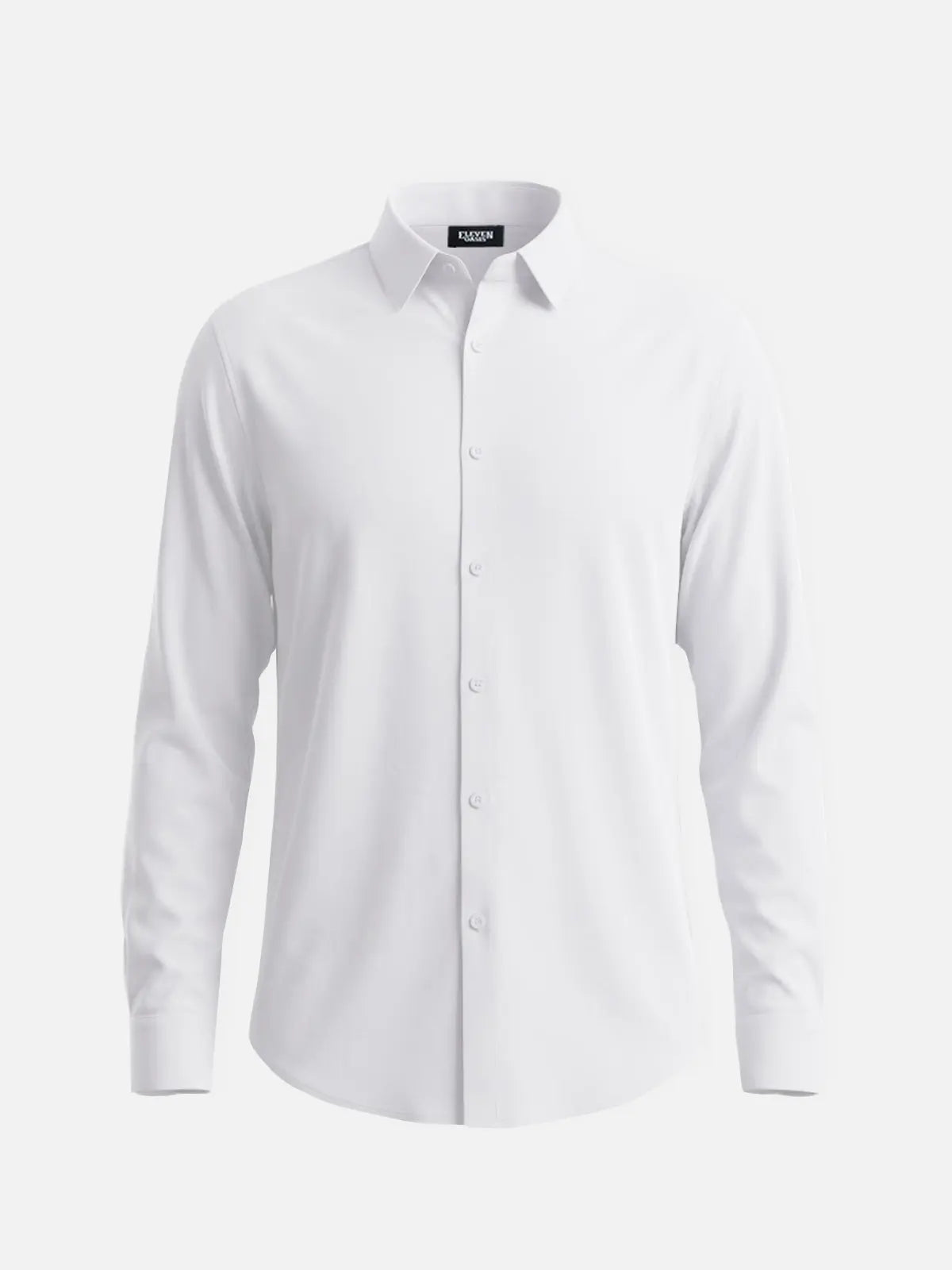 Men's Classic Solid Slim Fit Long Sleeve Shirt Eleven Oasis