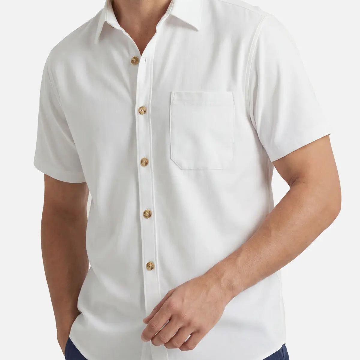 Men's Classic Chest Pocket Short Sleeve Shirt Eleven Oasis