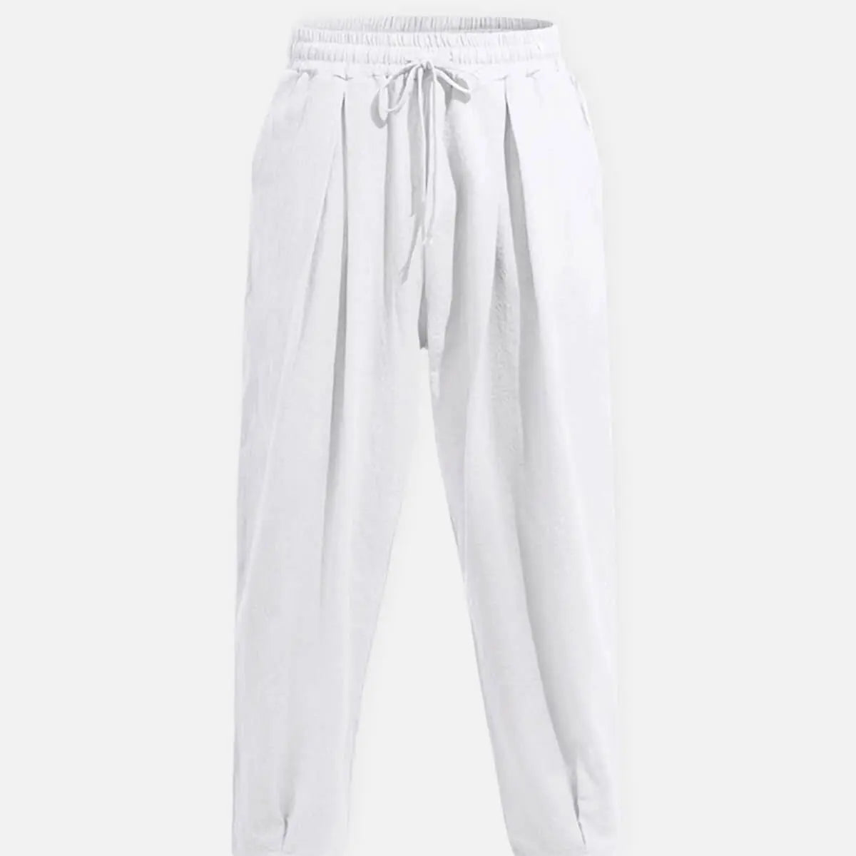 Men's Linen Blend Drawstring Pants Eleven Oasis