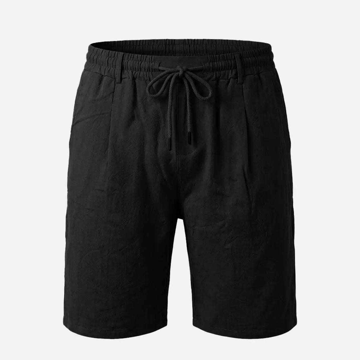 Men's Linen Cotton Blend Drawstring Shorts Eleven Oasis