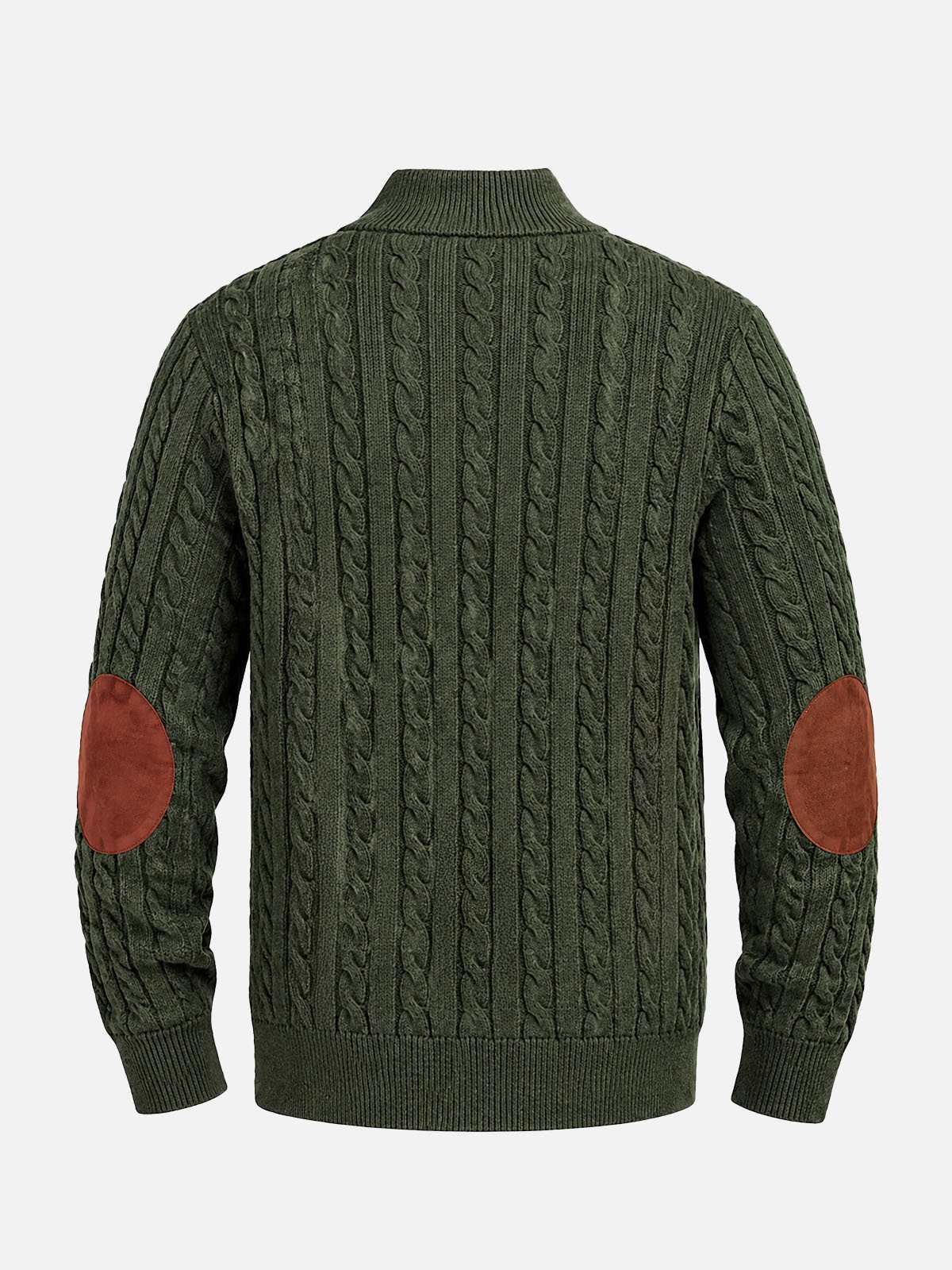 Men's Cable Knit Henley Slim Fit Sweater Eleven Oasis