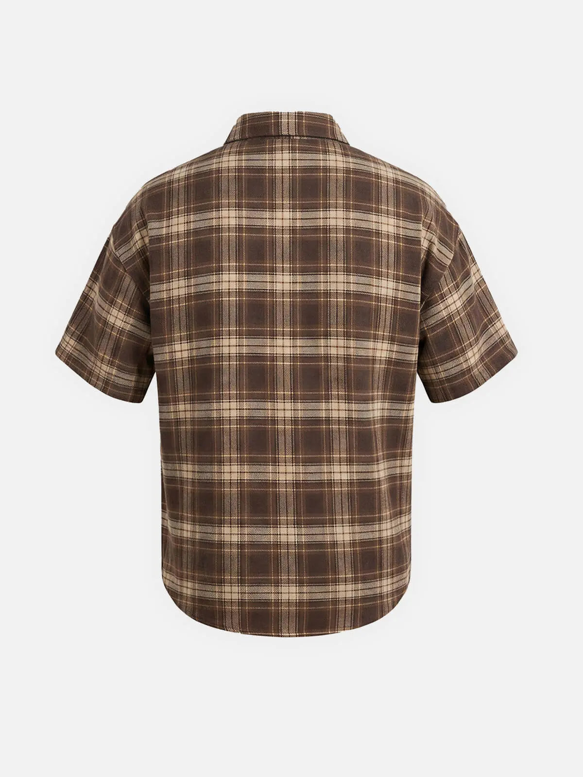Men's Classic Plaid Short Sleeve Shirt ElevenOasis