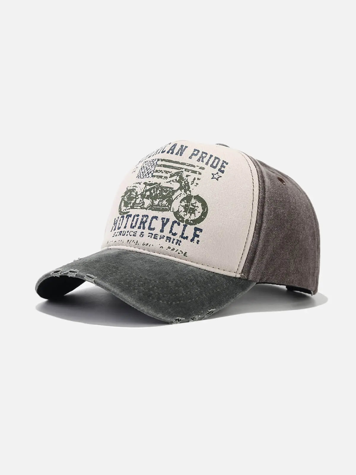 Vintage American Pride Motorcycle Baseball Cap Eleven Oasis