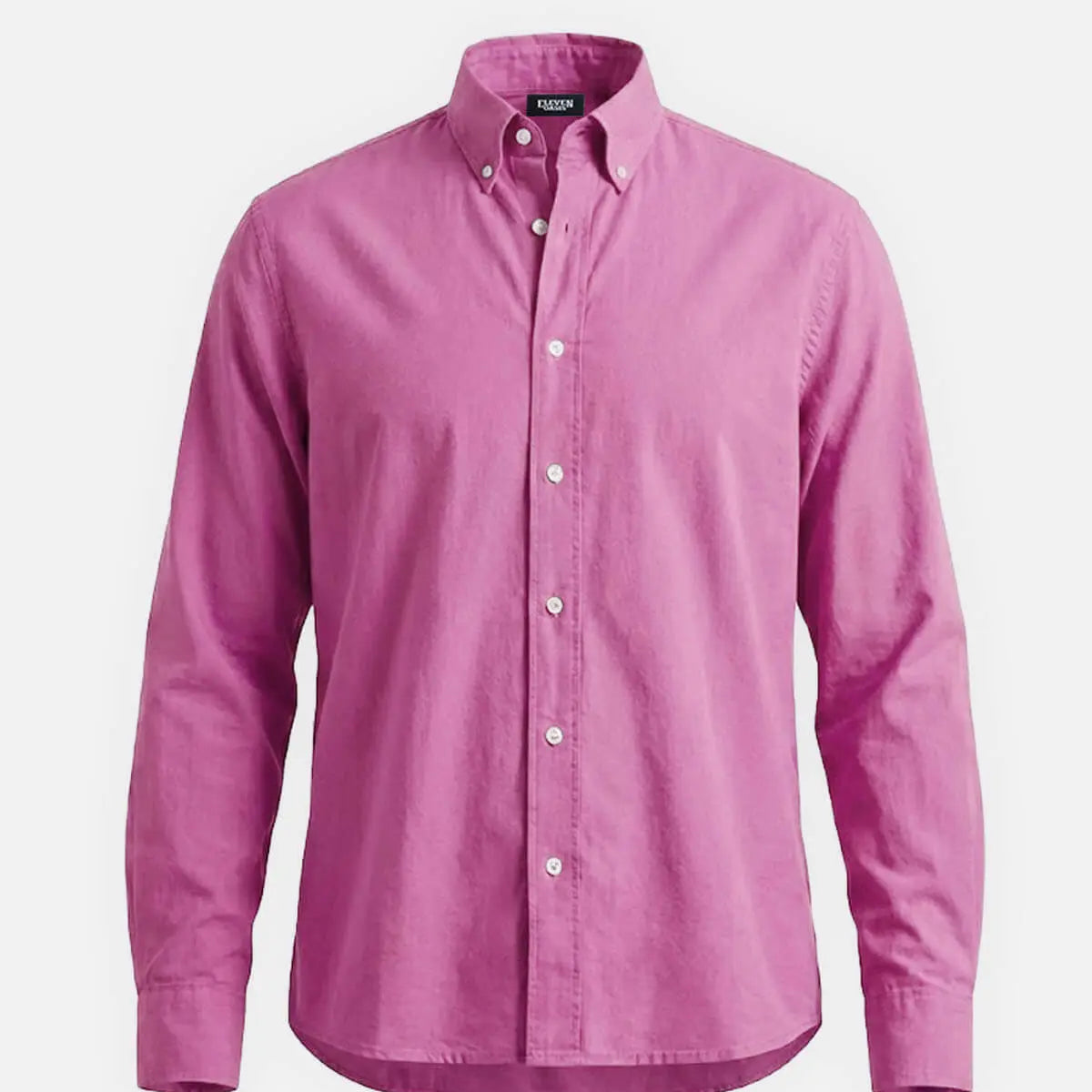 Men's Classic Cotton Button Down Long Sleeve Shirt ElevenOasis