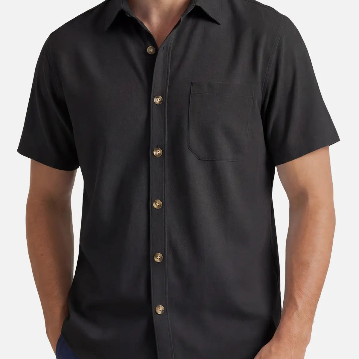 Men's Classic Chest Pocket Short Sleeve Shirt Eleven Oasis