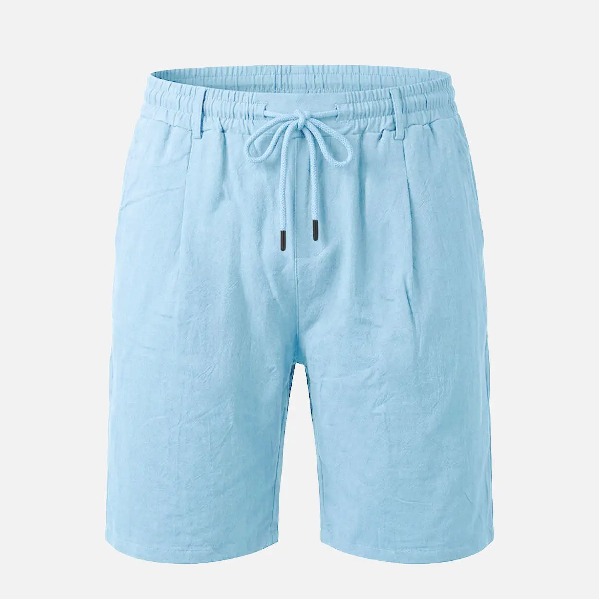 Men's Linen Cotton Blend Drawstring Shorts Eleven Oasis