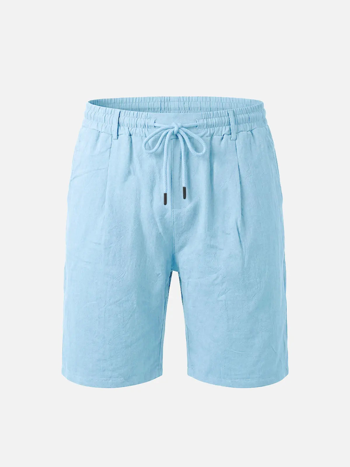 Men's Linen Cotton Blend Drawstring Shorts Eleven Oasis