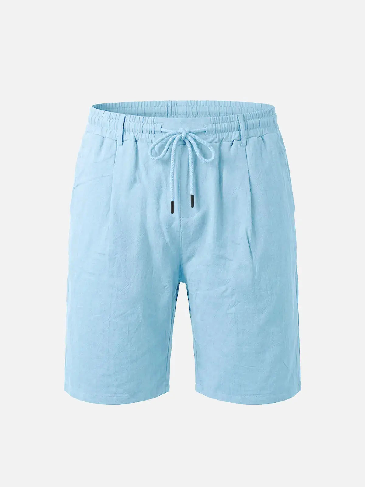 Men's Linen Cotton Blend Drawstring Shorts Eleven Oasis