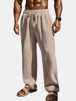 Men's Ribbed Drawstring Pants ElevenOasis