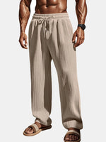 Men's Ribbed Drawstring Pants ElevenOasis
