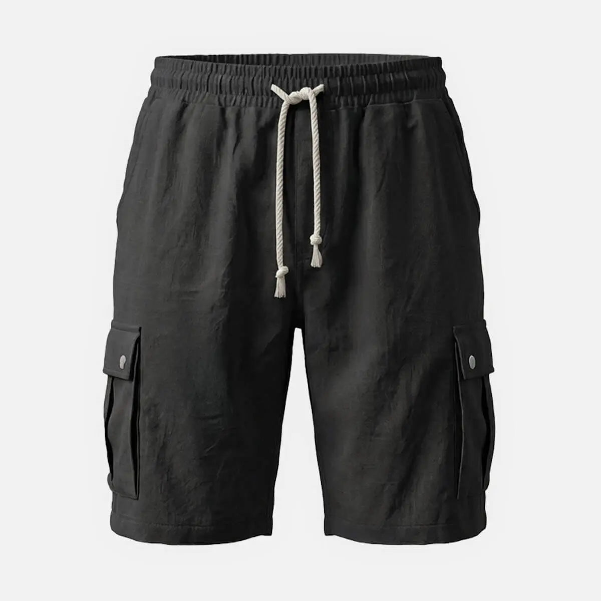 Men's Linen Blend Slim Fit Cargo Shorts Eleven Oasis