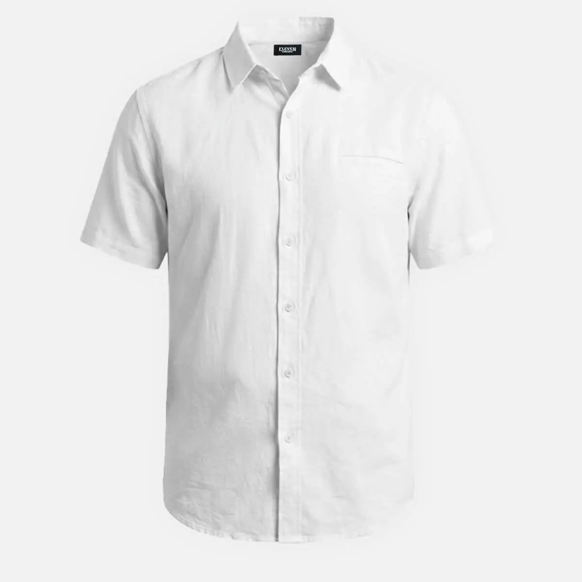 Men's Faux Chest Pocket Classic Short Sleeve Shirt Eleven Oasis