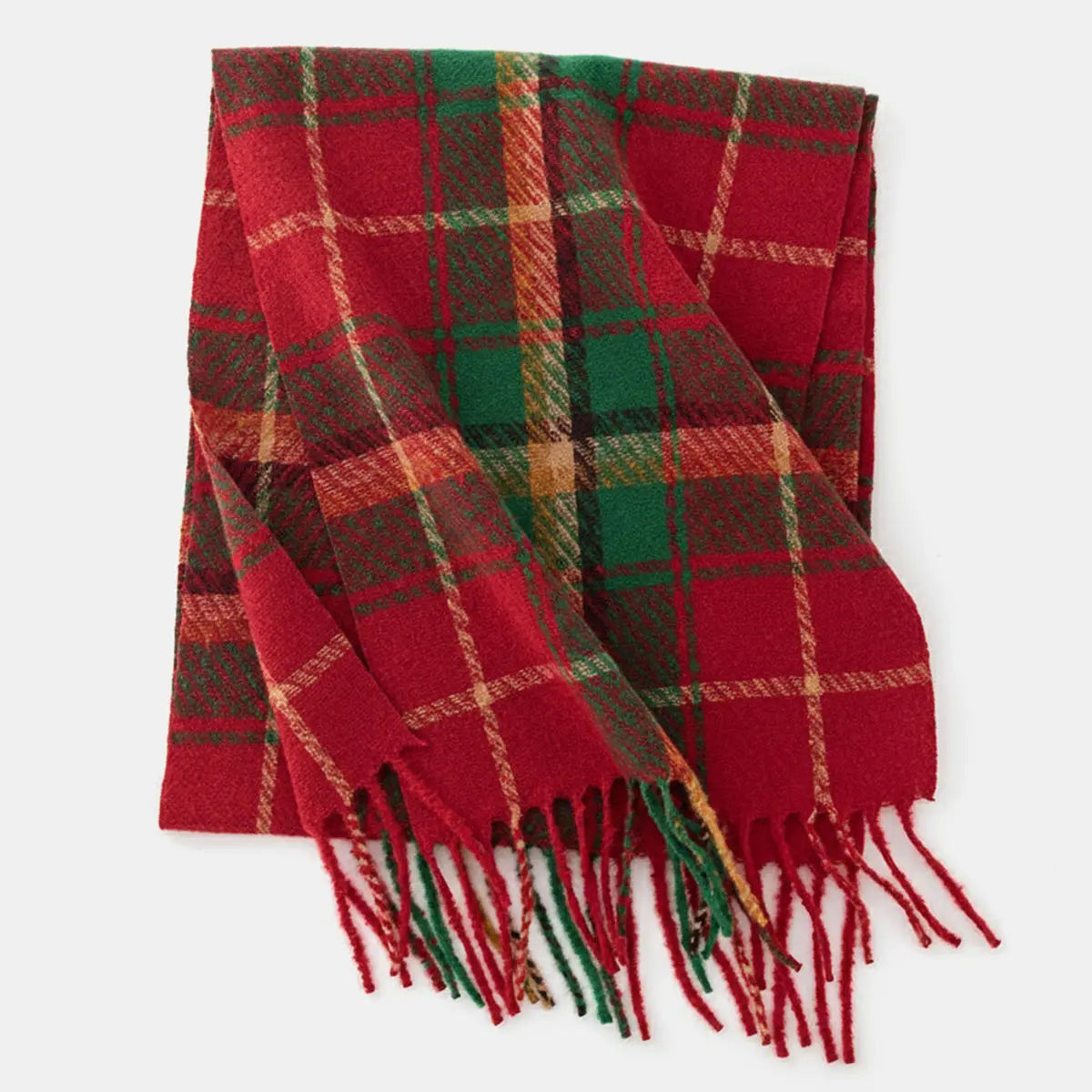 Ultra Soft Plaid Winter Scarf ElevenOasis