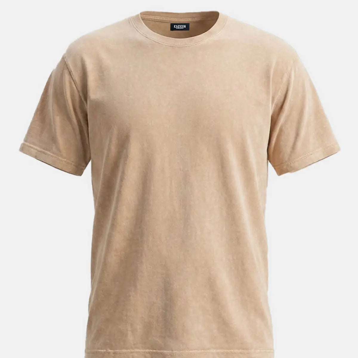 Men's Washed Cotton Short Sleeve T-Shirt ElevenOasis