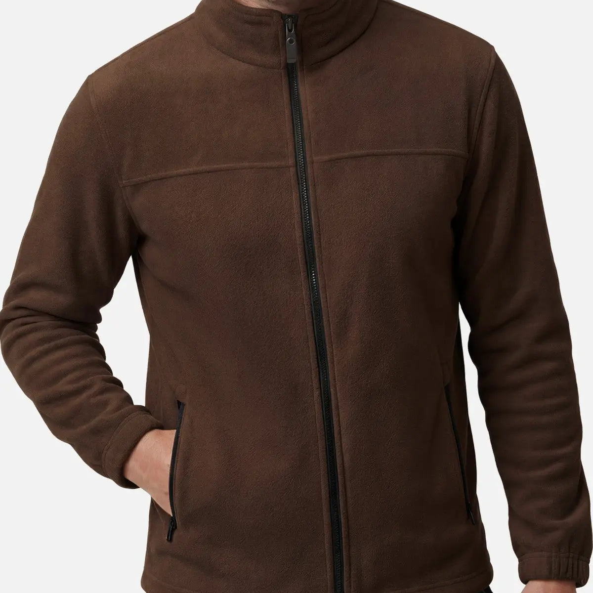 Men's Classic Fleece Zip-Up Jacket ElevenOasis