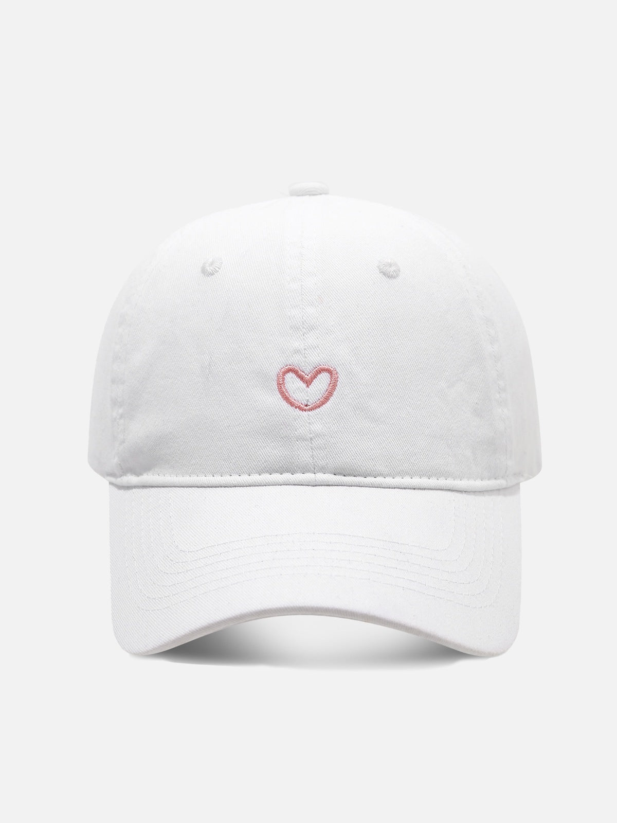 Heart Washed Cotton Baseball Cap Eleven Oasis