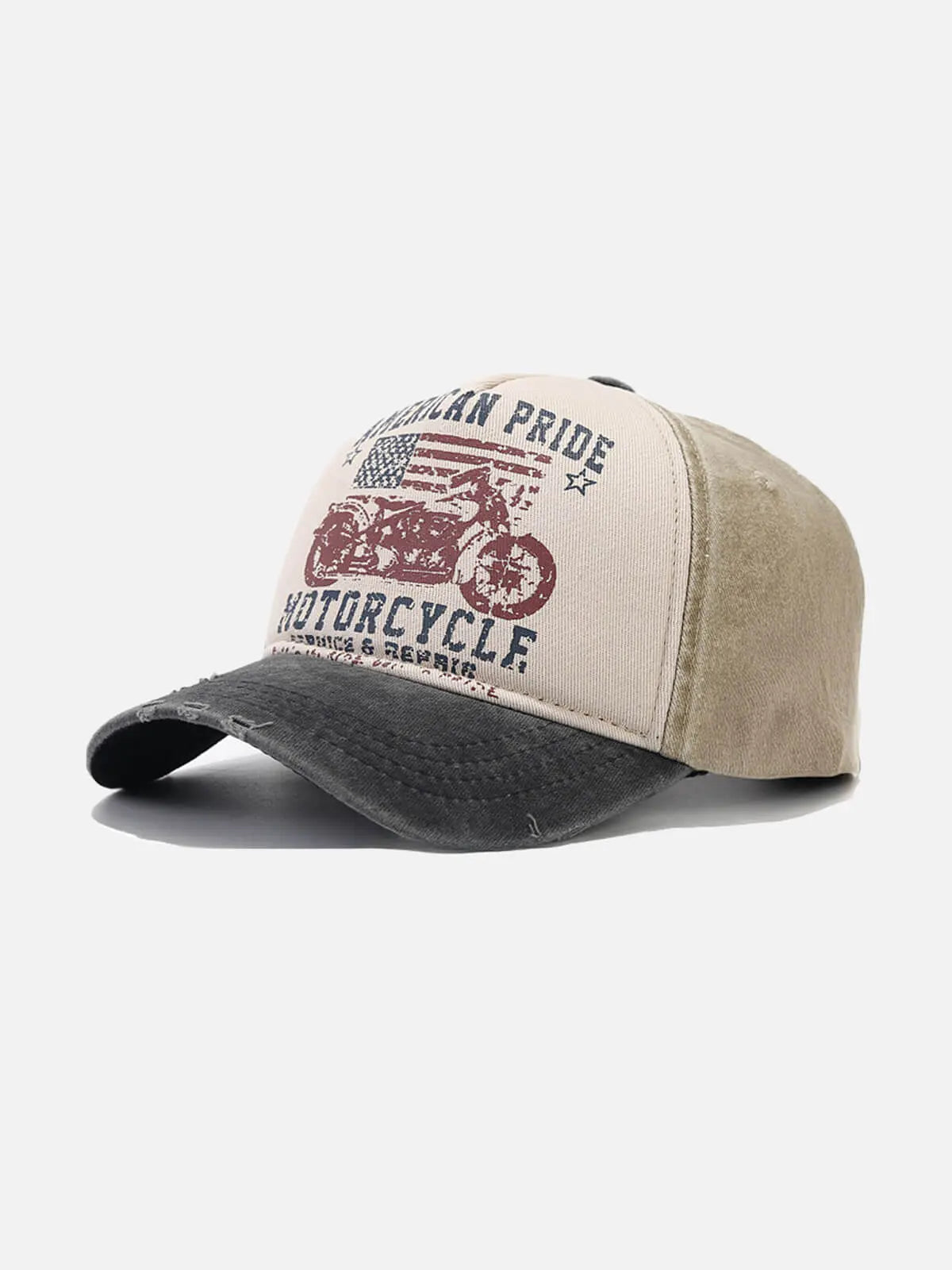 Vintage American Pride Motorcycle Baseball Cap Eleven Oasis