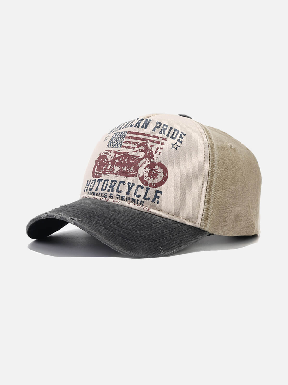 Vintage American Pride Motorcycle Baseball Cap Eleven Oasis