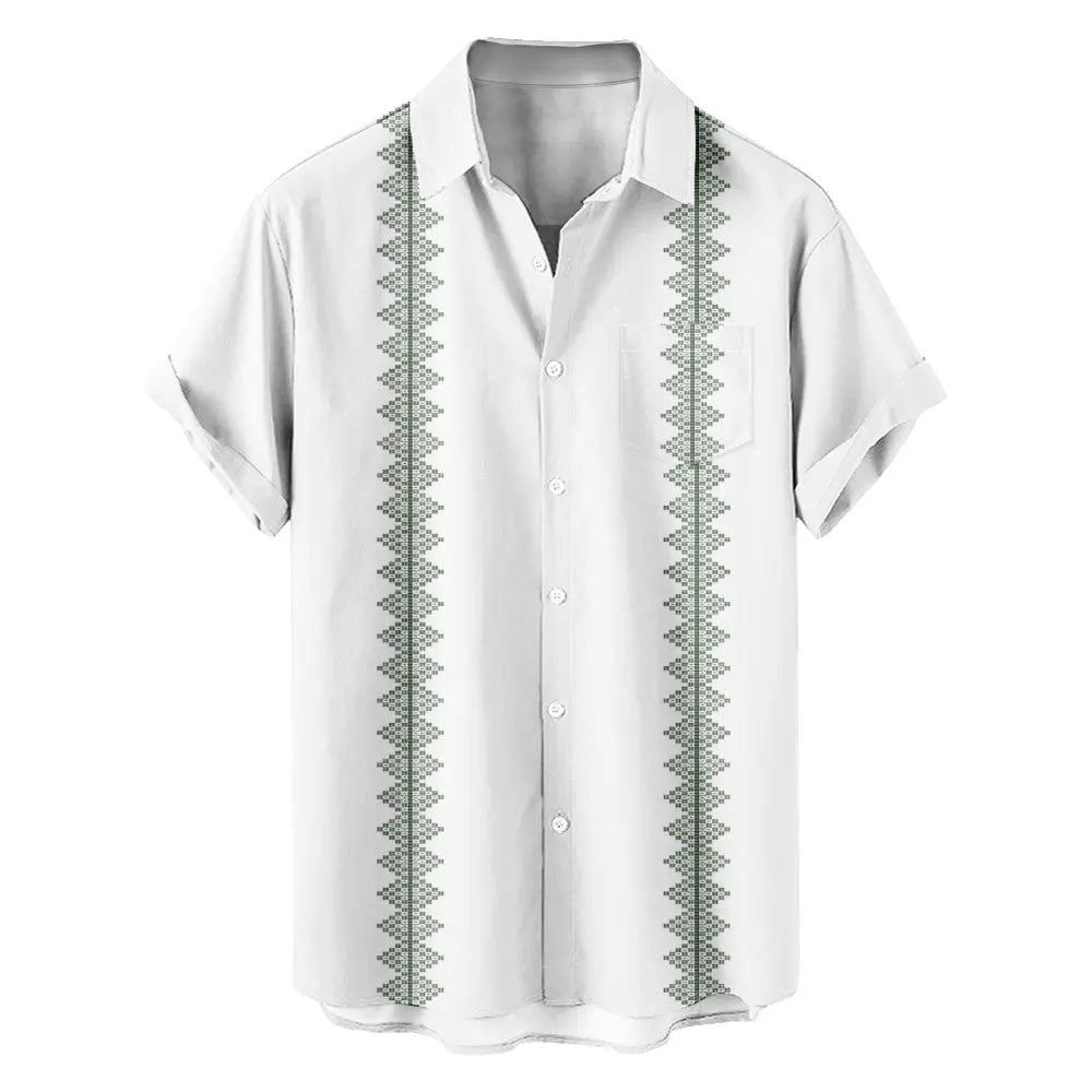 Men's Simple Pattern Striped Every Day Short Sleeve Shirt with Chest PocketMens short sleeve shirts Big and tall Mens shirts Short sleeve shirts for men Mens 4xl shirts Casual short sleeve shirts