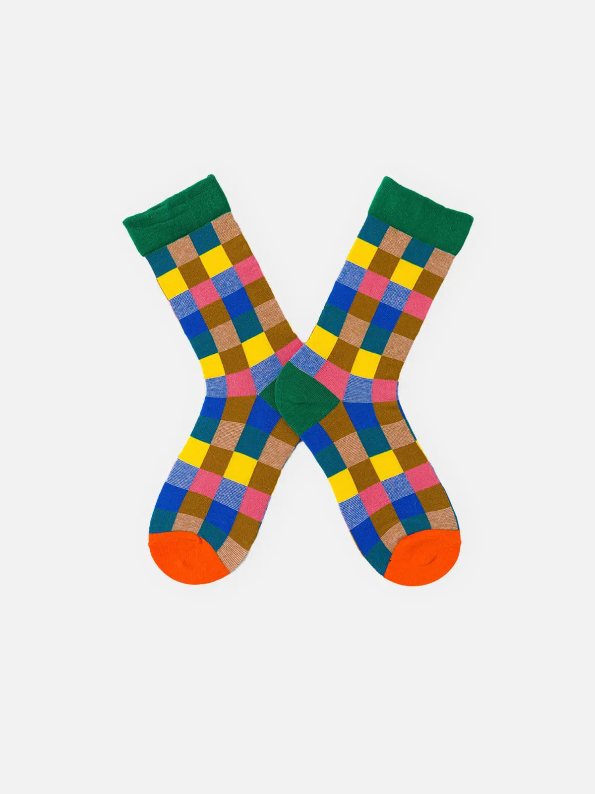 Men's Patterned Crew Socks Eleven Oasis